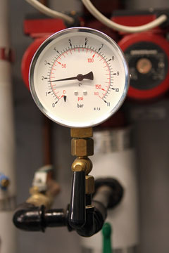 industrial air conditioning pressure gauge